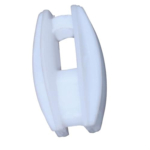 Agriansh Heavy Plastic Corner Insulator Used for Solar Zatka Machine Fencing with Clutch Wire Also Used for Fencing in Farm| Industrial Park| Garden| Home| White Heavy Plastic Insulator Pack of 50