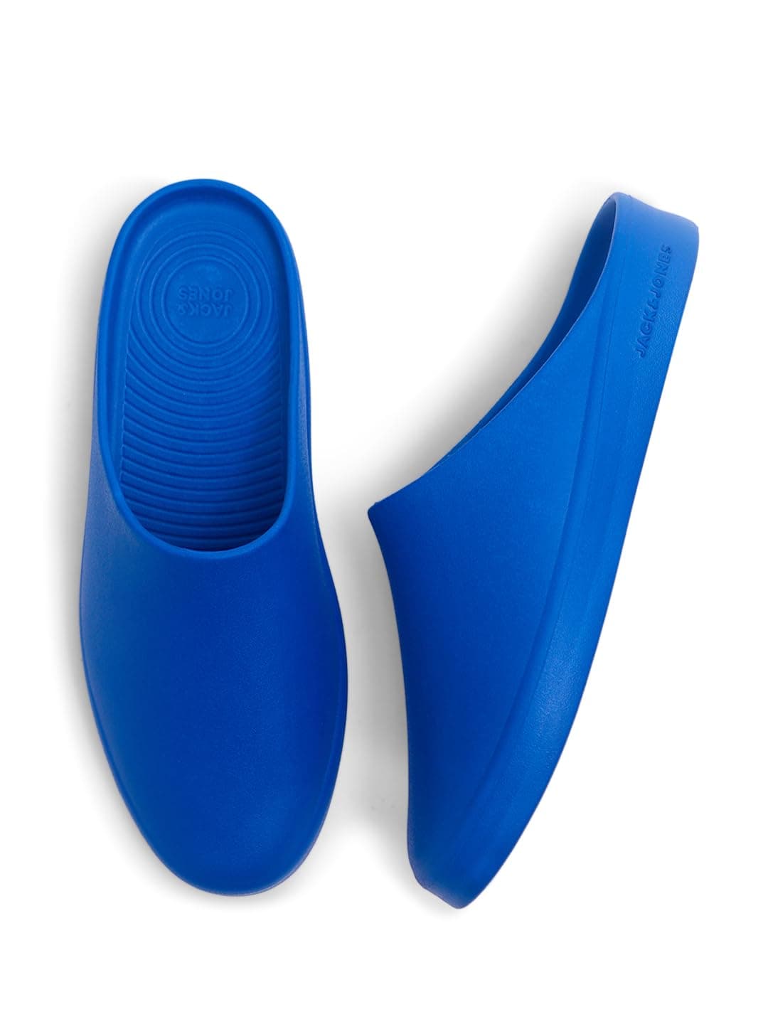 Jack & Jones Men Solid Blue Sliders