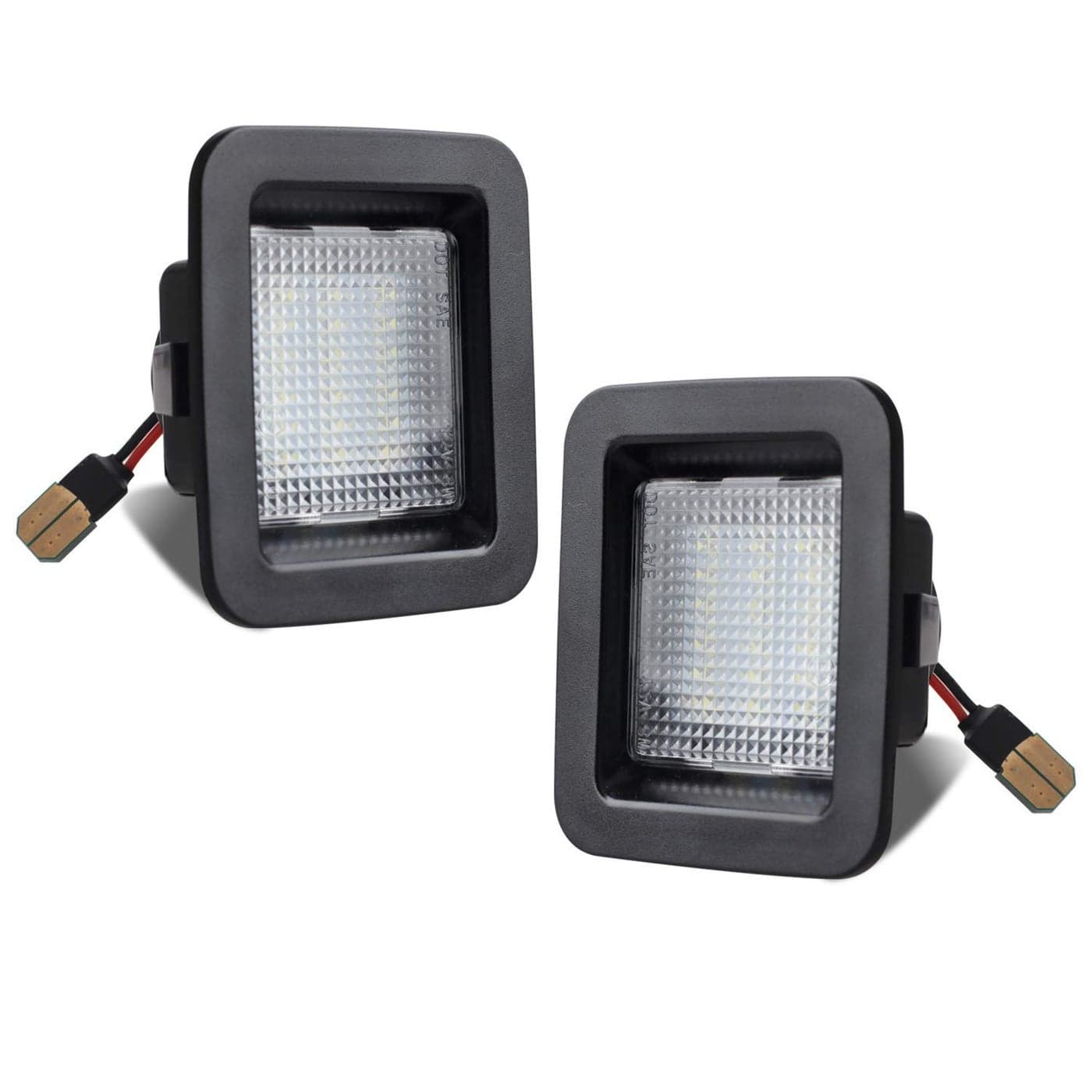 NDRUSH LED License Plate Light Lamp Compatible with 2015 to 2020 Ford F150 2017 2018 2019 2020 F150 Raptor 6000K White Pack of 2