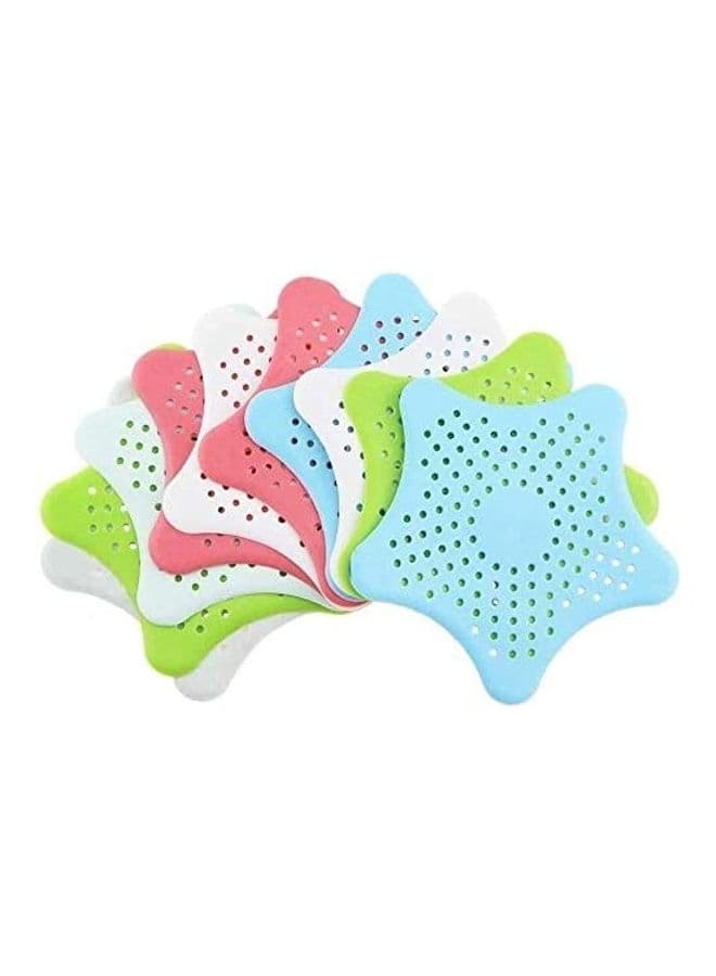 5 Piece Silicone Starfish Sink Strainer multicolour