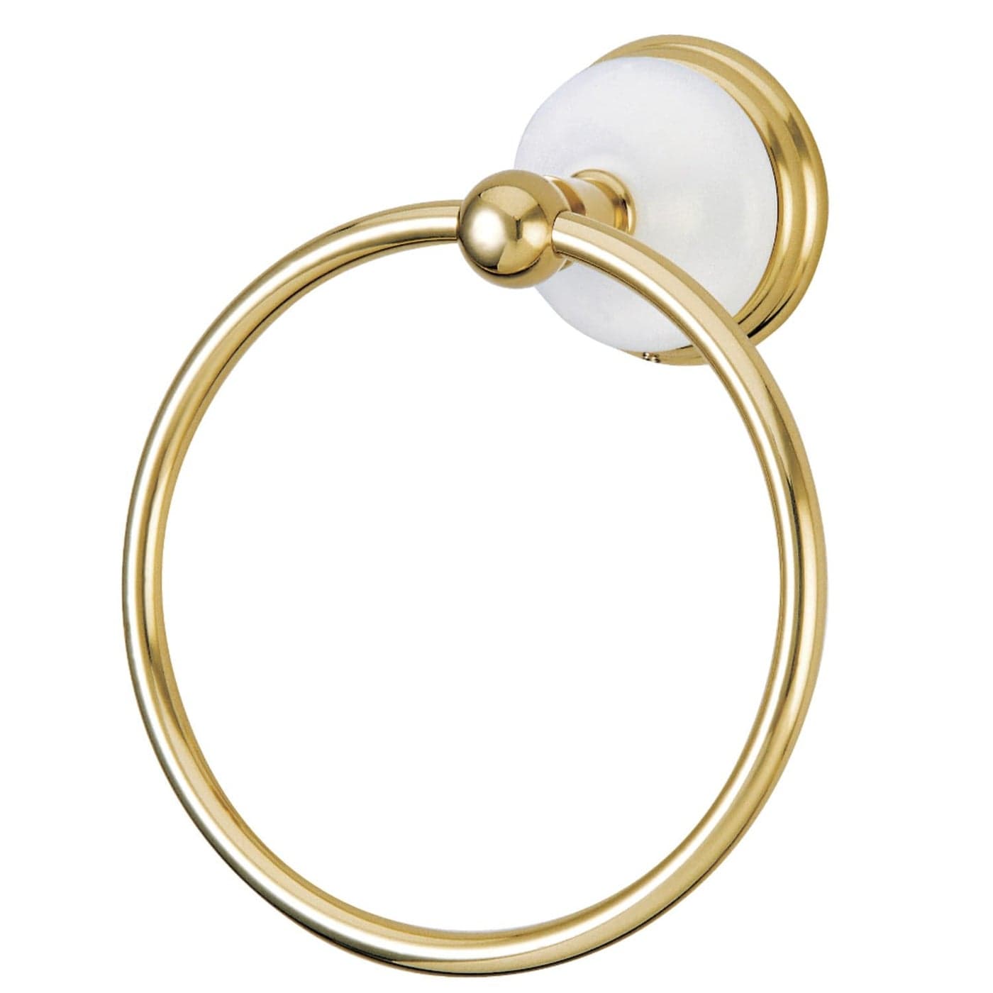 Kingston Brass BA1114PB Victorian TowelRing 6Inch Polished Brass