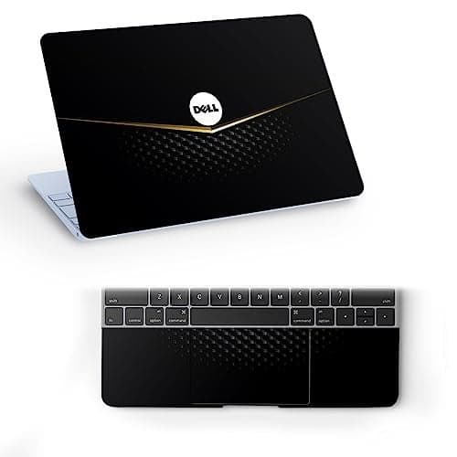 Galaxsia Pattern DL758 Top+Wrist Pad Vinyl Laptop Skin/Sticker/Cover for 14 Inches Laptops Laminated-Removable-HD Quality Compatible for Dell (13.8x9.6 Inches)