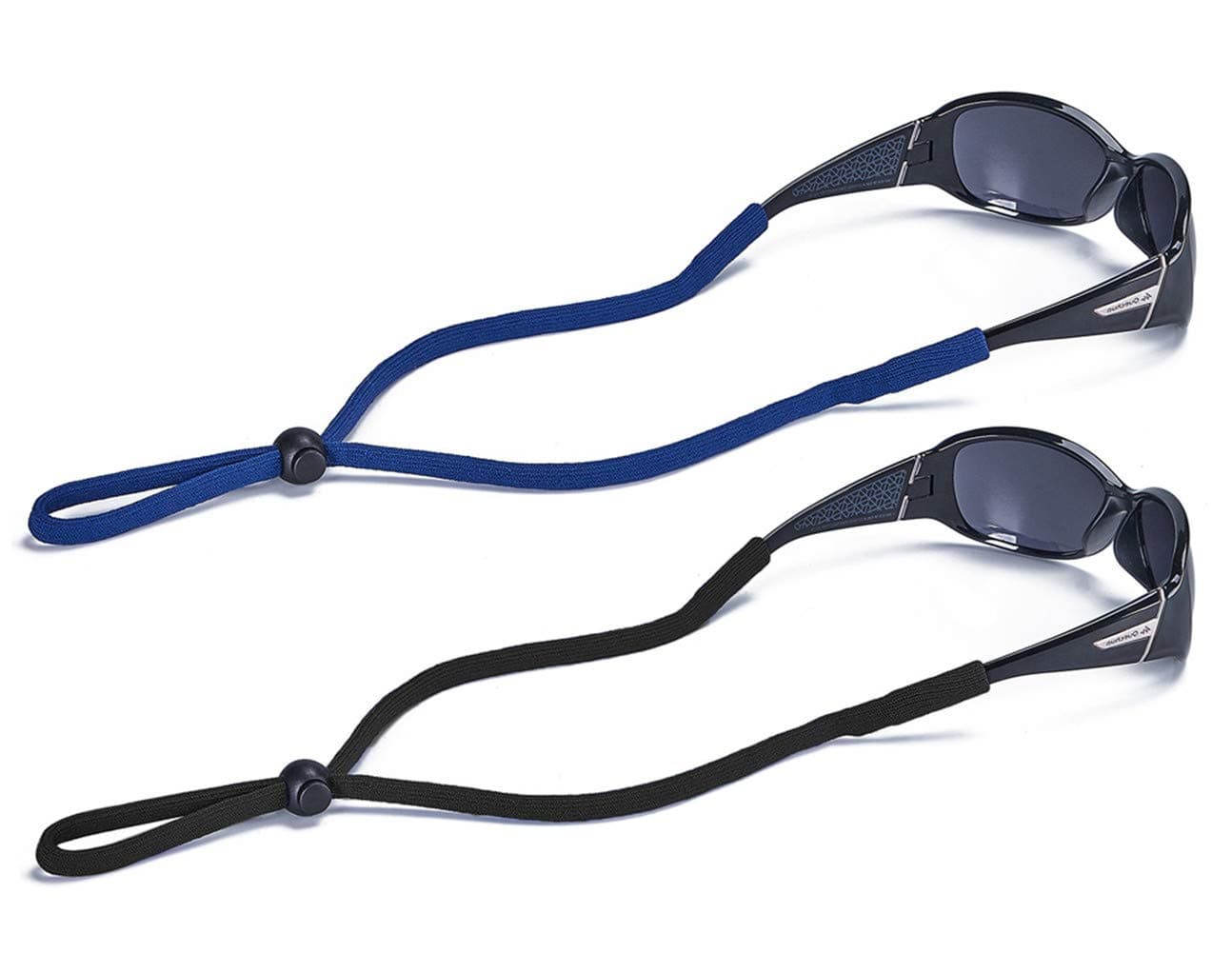 Glasses Strap for Sports & Everyday Wear | 2-Pack Outdoor Sun Glasses Neck Hanger | No-Slip Grip Eyeglass Retainer Cord | Comfort-Fit Eyewear Accessories for Running, Walking, Fishing & Active Use