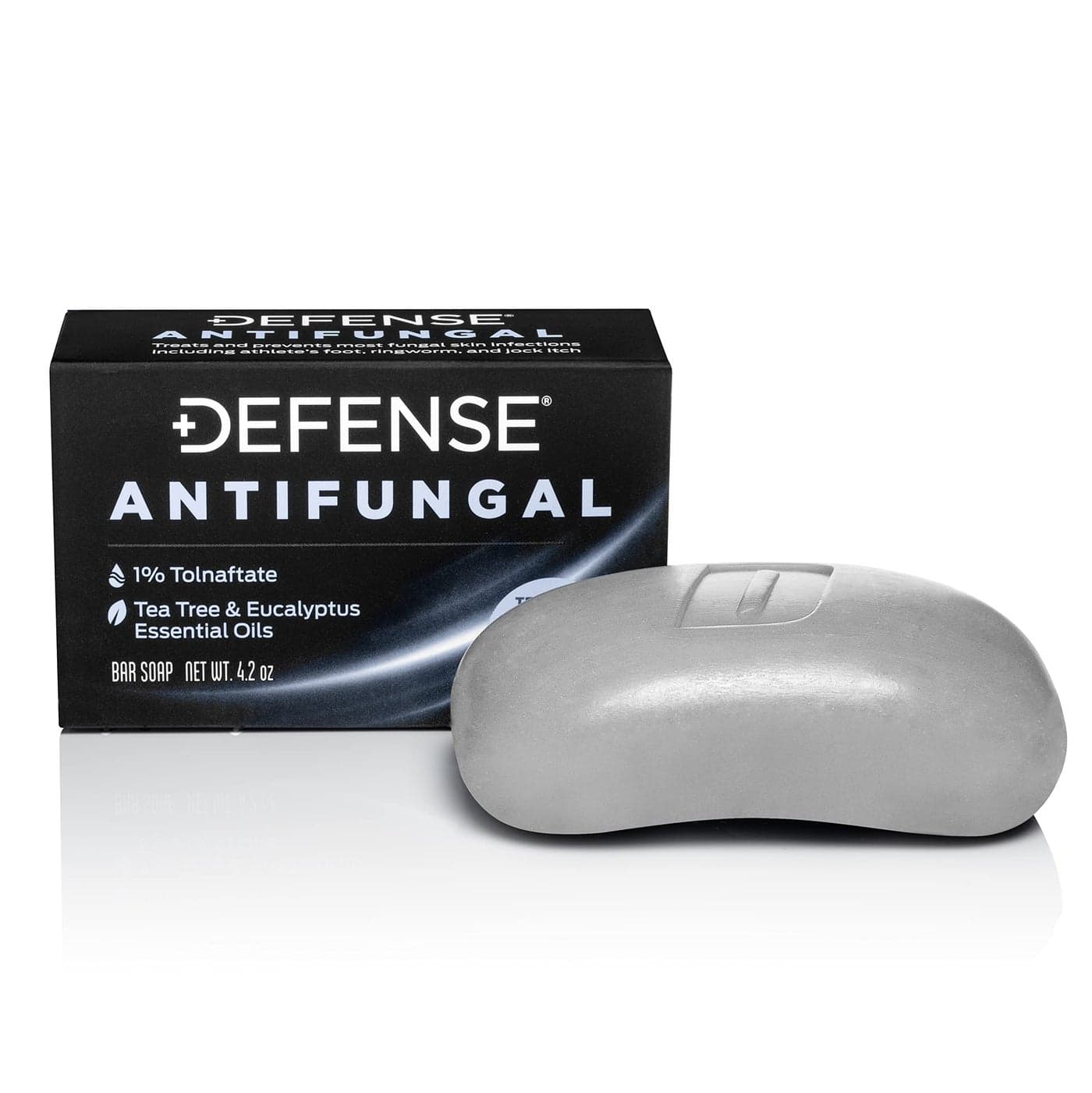 Defense Antifungal Bar Soap Jock Itch Ringworm Athletes Foot Skin Fungus Medicated Anti Fungal Treatment One Bar No Case