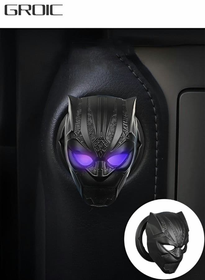 Car Start Stop Button Cover Skull Ignition Protective Cover Push Start Button Cover Anti-Scratch Car Engine Decoration Ring Car Interior Accessory
