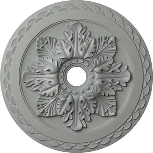 Ekena Millwork CM23BO 23 5/8-Inch OD x 3-Inch ID x 2-Inch P Bordeaux Deluxe Ceiling Medallion