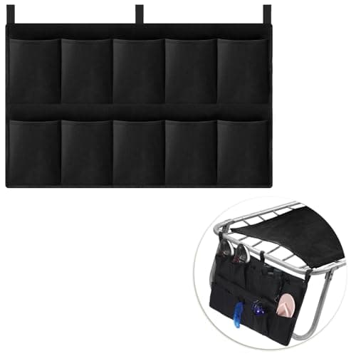 Huhumy End of Bed Shoe Bag Multi Functional Travel Shoe Bags Large Capacity Organizer Shoe Storage Bag for Outdoor Women MenBlack