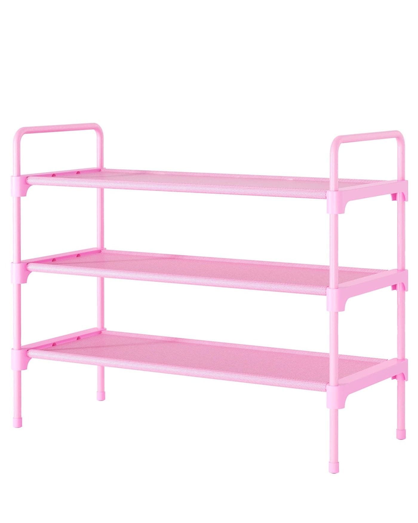 Kitsure Shoe Rack for Closet Sturdy and LongLasting Shoe Shelf Shoe Rack for Entryway Personalized DIY Shoe Organizer Shoe Rack Organizer for SpaceSaving 276 x 118 x 226 Pink