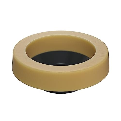 Hibbent Toilet Wax Ring, Thick Toilet Bowl Wax Ring Gasket for Toilet Bowl, Polyethylene Flange- Gas, Odor and Watertight Seal, Fits 3-inch and 4-inch Waste Line