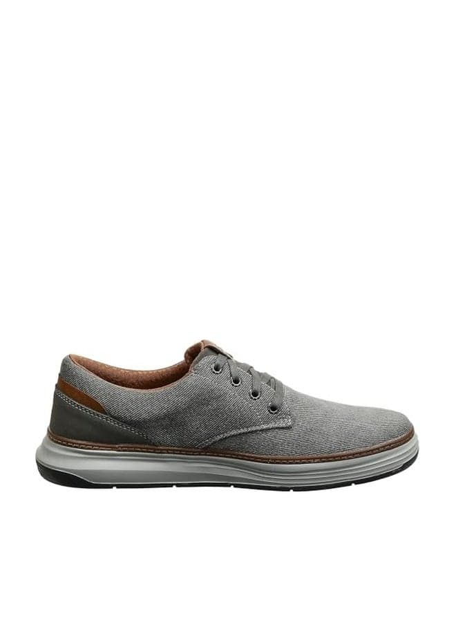 Skechers Men's Moreno Canvas Oxford Shoe, Beige, 9 US