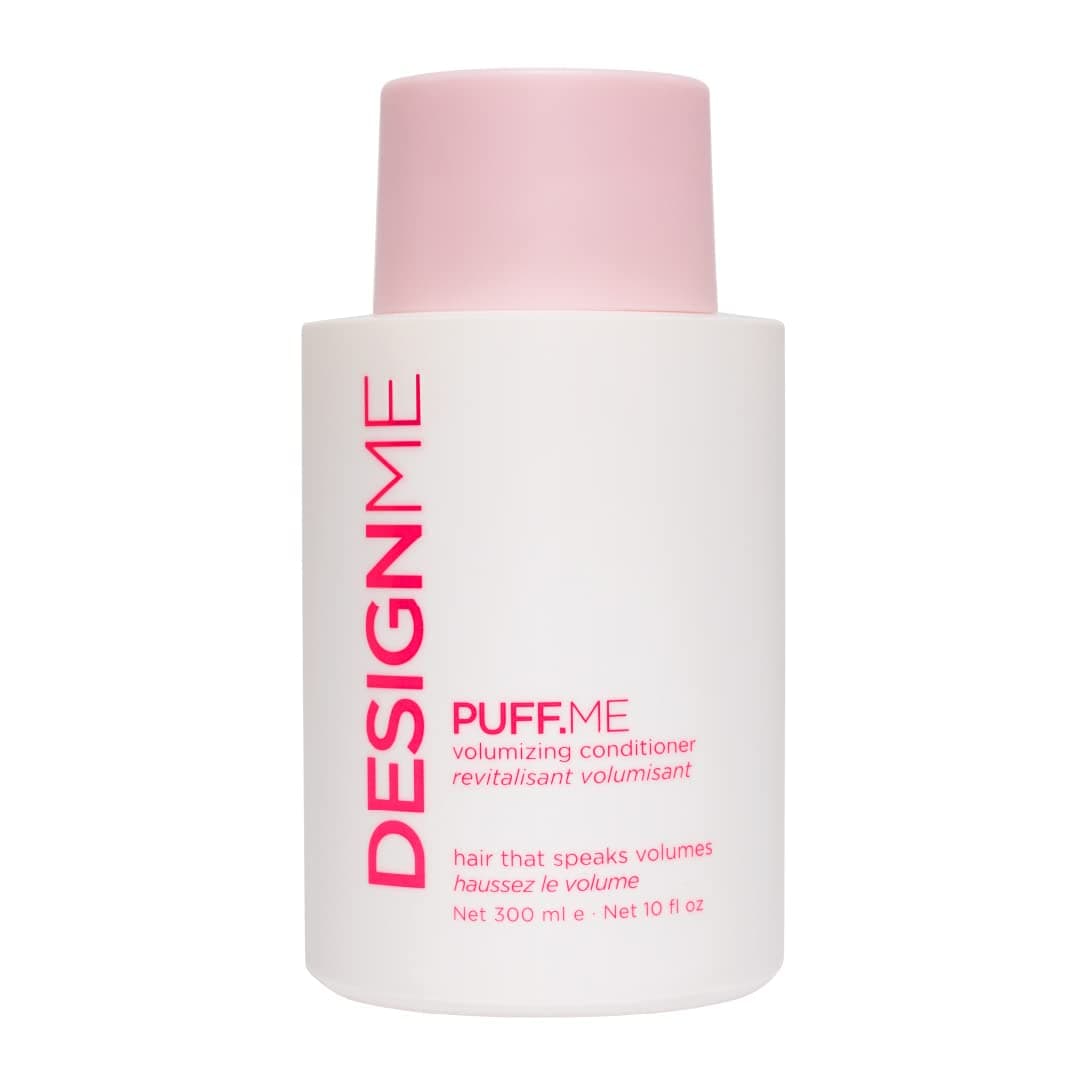 DesignMe PUFFME Volumizing Conditioner Hydrating Adds Volume Body and Shine for Thicker Bouncier Hair For Fine Medium Hair Boosts Shine Vegan ColorSafe Paraben Sulfate Free