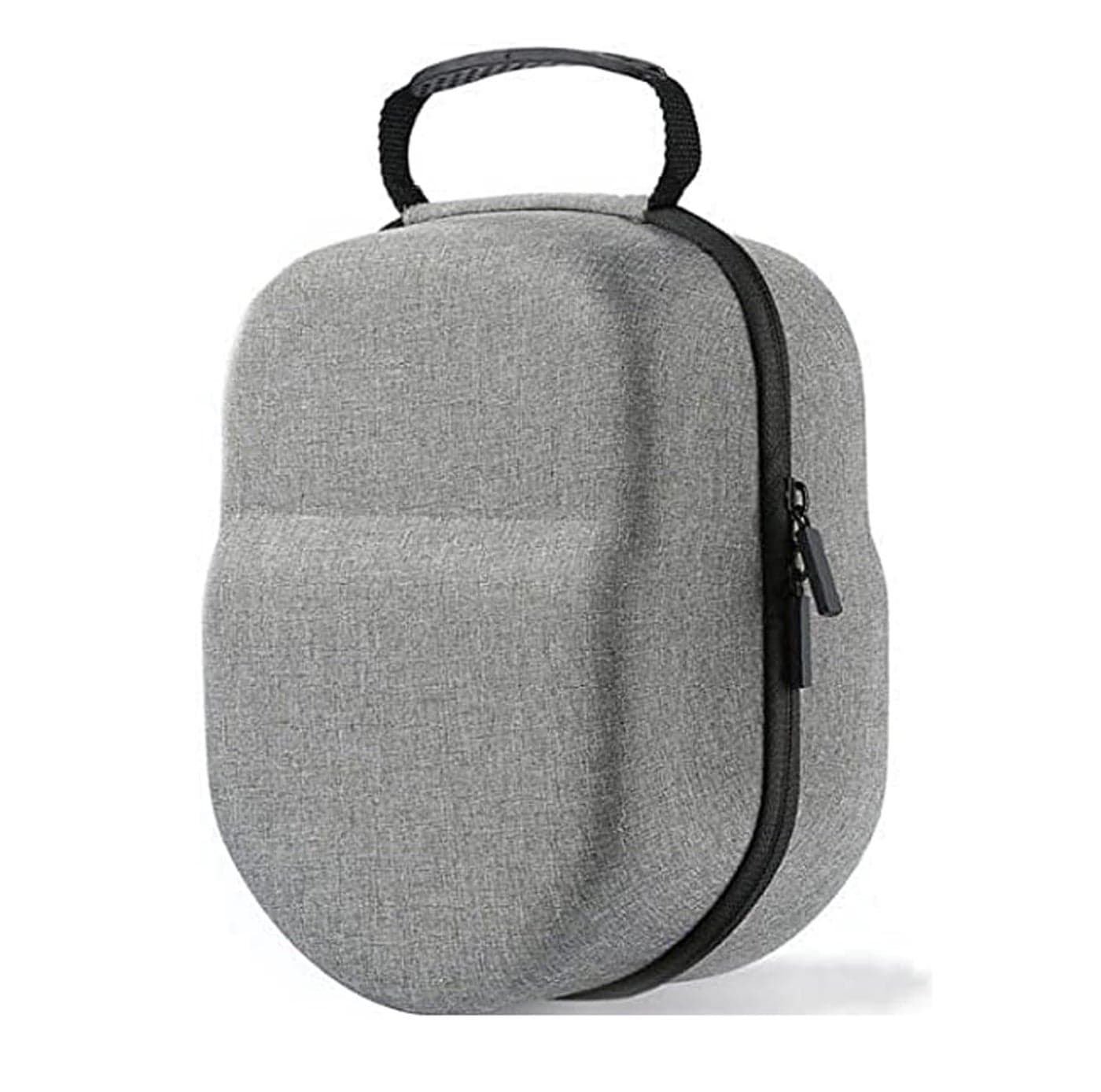 LEQTRONIQ Silicone Hard Carrying Case Compatible with Meta/Oculus Quest3/3s/2 Accessories VR Headset, Lightweight Portable Protection Case (Carrying Case Only), Grey