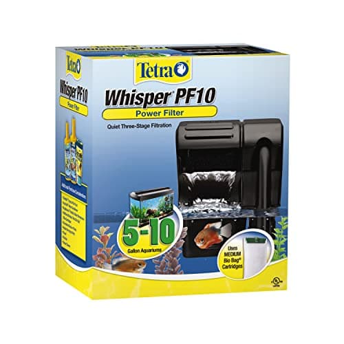 Tetra Whisper Power Filter 10 Gallons Quiet 3Stage Aquarium Filtration