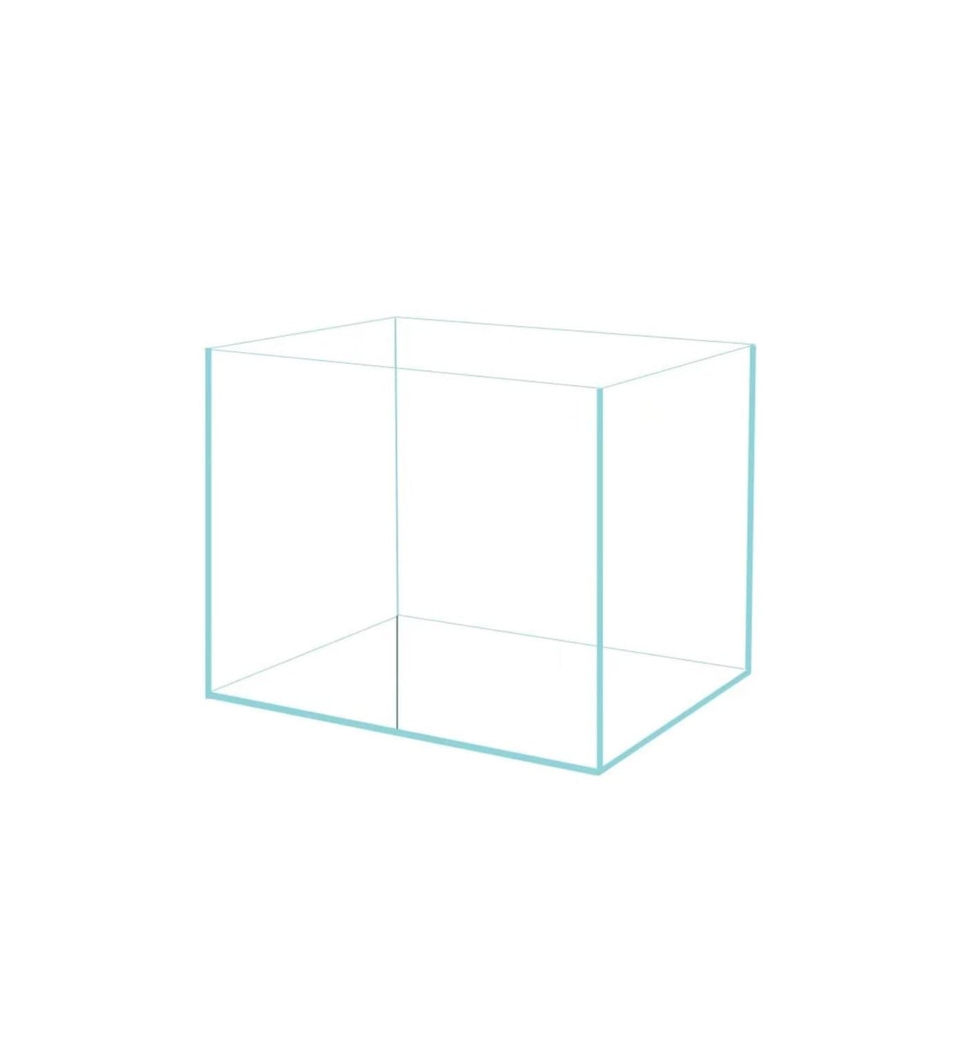AWXZOM Small Nano Tall Rimless Tank Glass Fish Tank Betta Tank 07 Gallon 59x43x51in15x11x13cm