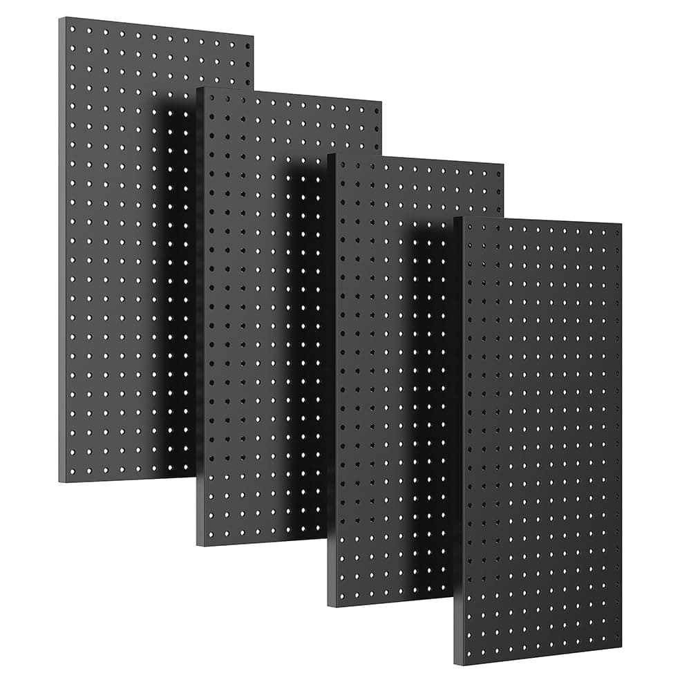 Ultrawall 4 Pcs Metal Pegboard Wall Panels Peg Boards for Garage Tool Storage