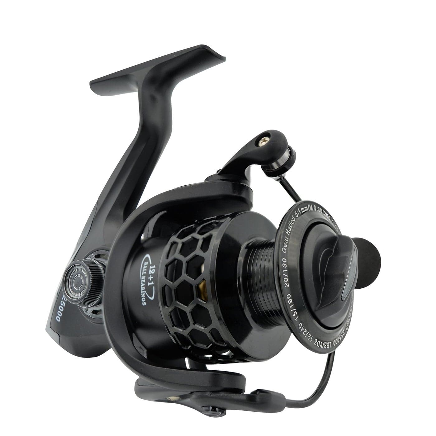 Fishdrops Spinning Fishing Reels 121BB Ultra Lightweight Carved Aluminum Spool Reels Affordable Smooth Spinning Reel