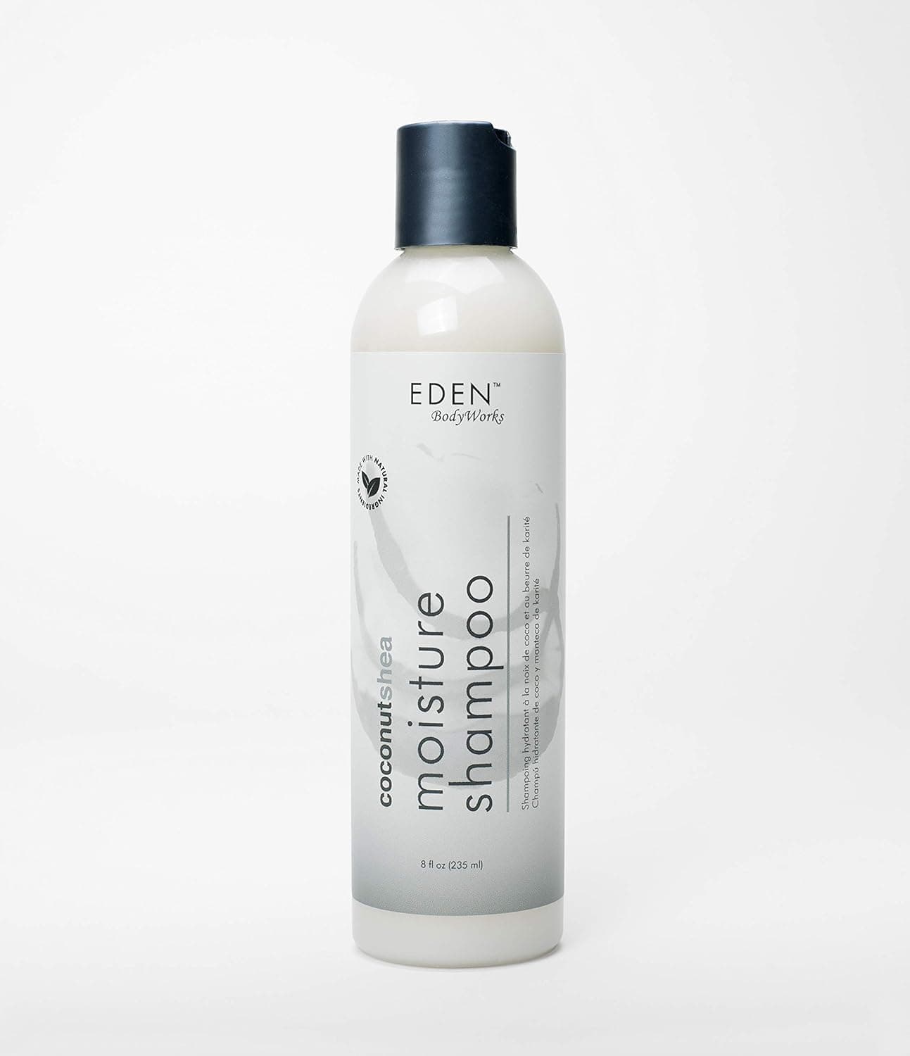 EDEN BodyWorks Coconut Shea Moisture Shampoo 8 oz Remove Build Up Restore Moisture Balance Packaging May Vary