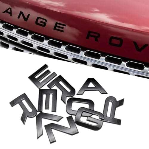 Car Emblem for Front Hood or Trunk lid Rear ABS Material car Badge car Style Replacement Matte Black