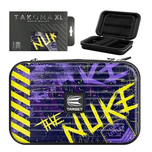Target Darts Luke Littler XL Takoma Wallet – Luke Littler Darts Case, Darts Holder, XL Dart Wallet, Darts Set Storage Cases, “The Nuke” Dart Case