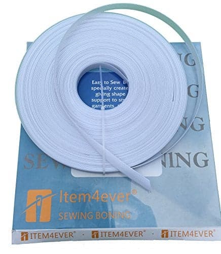 12 Rigilene Polyester Sewing Boning White 50 Yard Roll