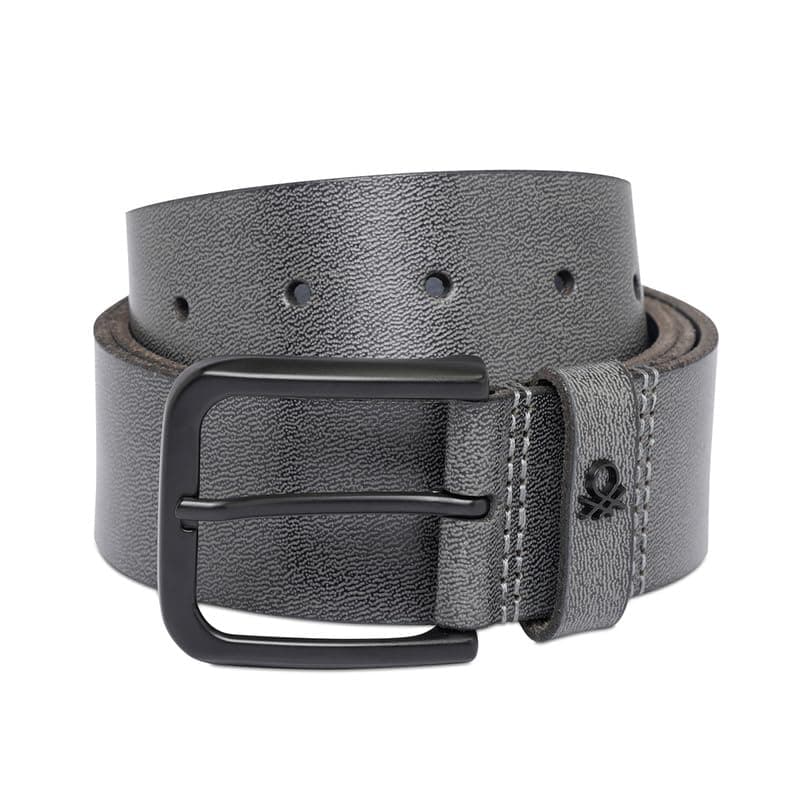 UNITED COLORS OF BENETTON Men Heerlen Casual Belt - Grey, L 1M