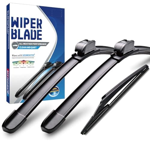 Dynoels Wiper Blades, 3 Windshield Wipers for Toyota RAV 4 2019-2023, Venza 2021-2022, Verso 2009-2019, 26" + 16" + 12" Automotive Replacement Windshield wiper blades U/J Hook