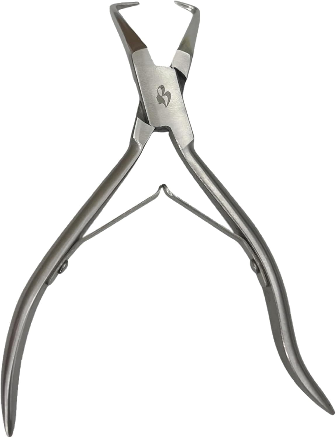 MIRACLE Hair Extension Pliers Stainless Steel Hair Extensions Micro beads Remover Opener Tool 55 Inch Curved