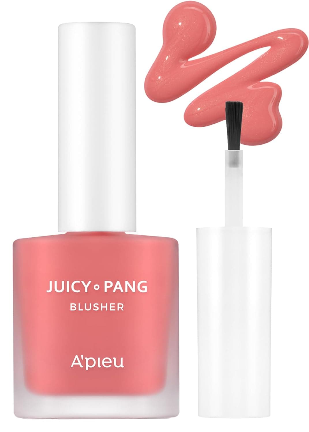 APIEU JUICYPANG WATER BLUSHER PK04 Dewey Grapefruit Pearl Korean Liquid Blush For Cheeks K Beauty Makeup
