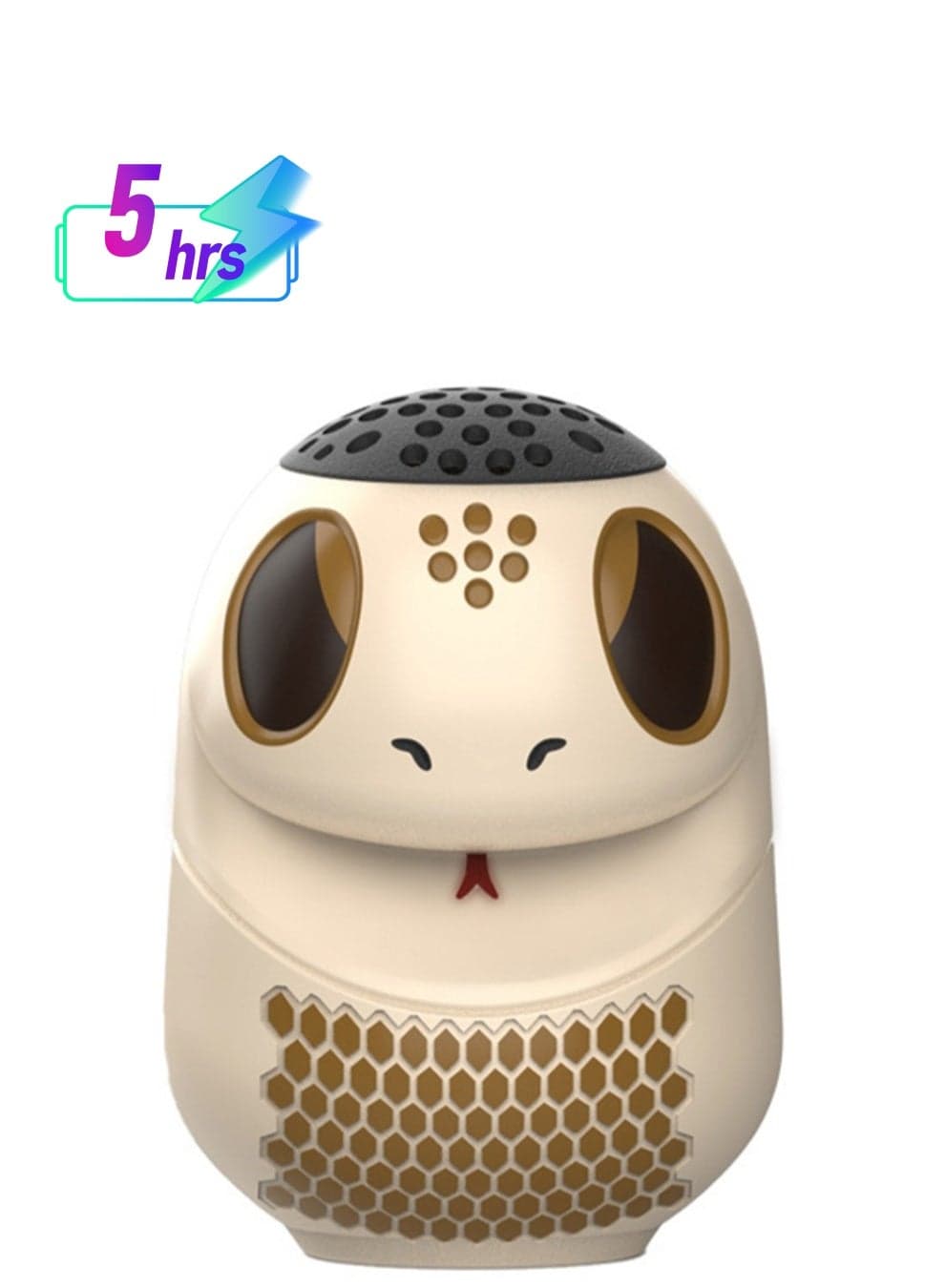 Children's Wireless Bluetooth Speaker, Waterproof Mini Portable Outdoor Radio Cartoon Cute Gift Speaker- White Snake