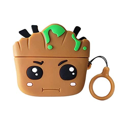 LATALI Cartoon Silicone Case Compatible with Apple AirPods Pro 2 Case Cover – Cute 3D Shockproof 360° Protective Skin Cover with Keychain | AirPods Pro 2nd Gen Case (Groot)