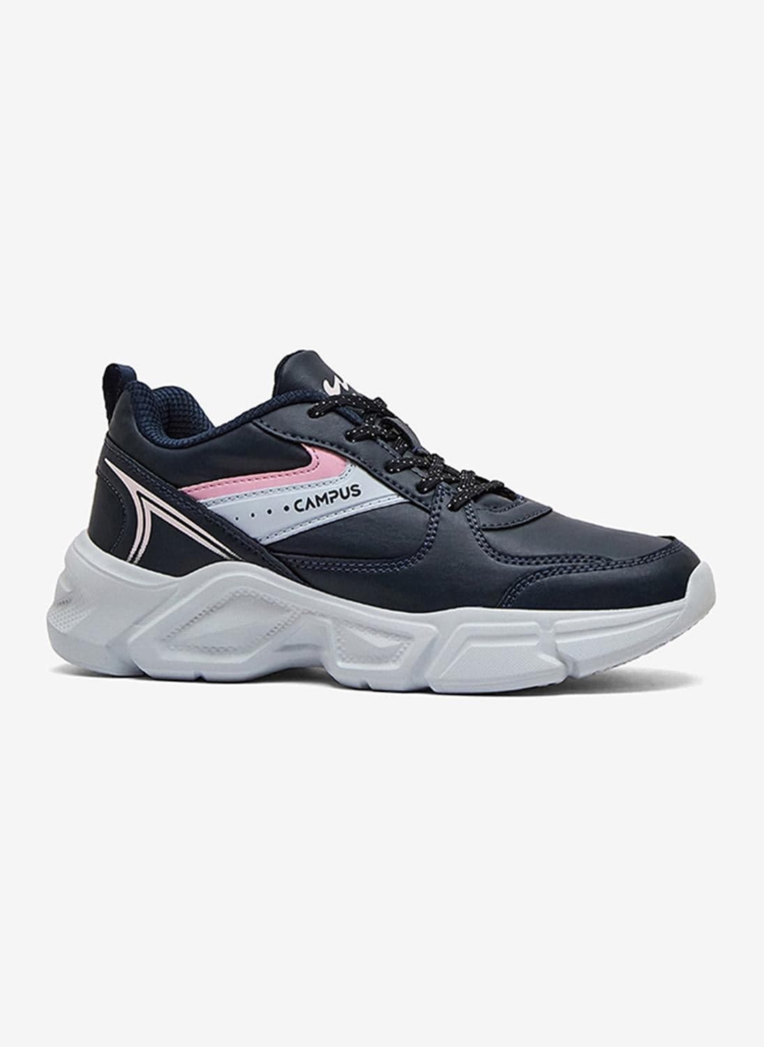 Women Azura Nitrofly Cushion Lace-Up Sneakers-Navy