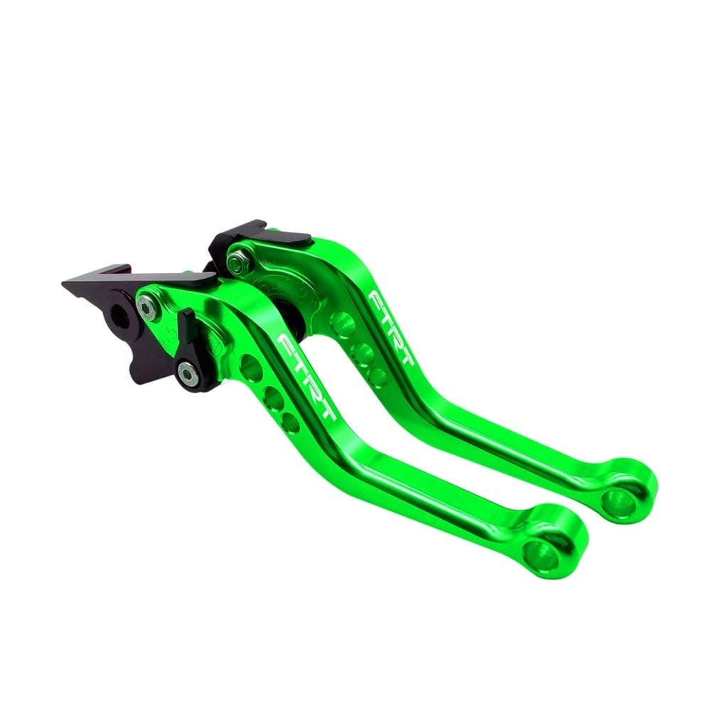 FTRT Adjustable Short Brake Clutch Levers Compatible with Ninja 650R ER6F ER6N 20092016 Ninja 400R 2011 VERSYS 650 20092014 Green