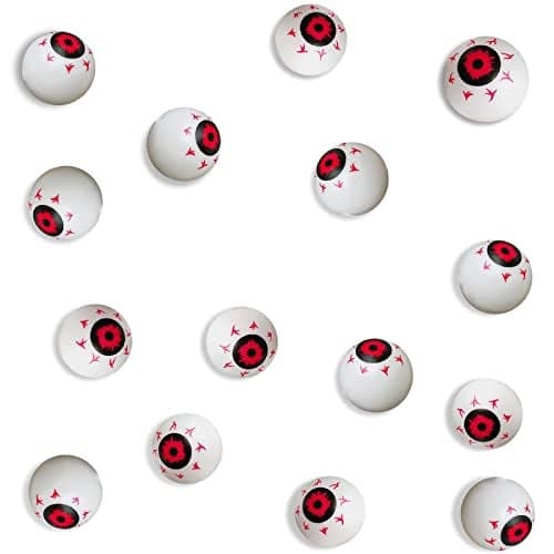 Wanna Party Pack of 5 Halloween Eye Balls Scary Ping Pong Eye Balls for Halloween Decorations, Halloween Props for Kids & Adults