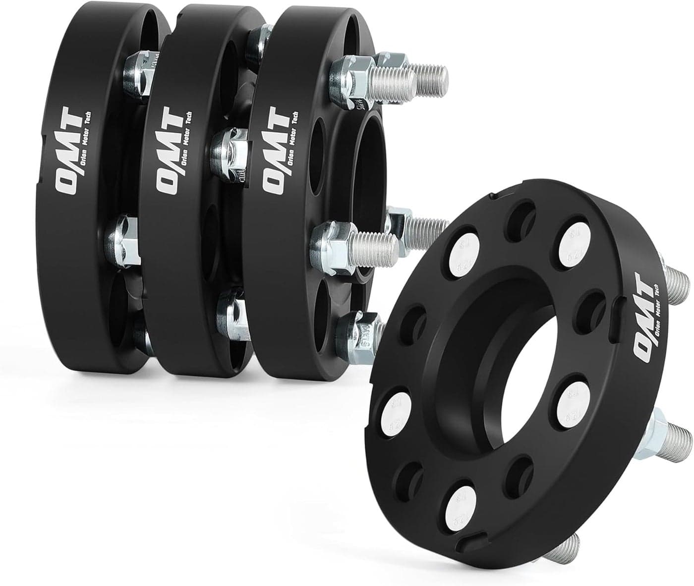 Orion Motor Tech 5x4.5 Hubcentric Wheel Spacers Kit - 1 Inch (25mm) Thick, Set of 4 for Ford Mustang & Explorer