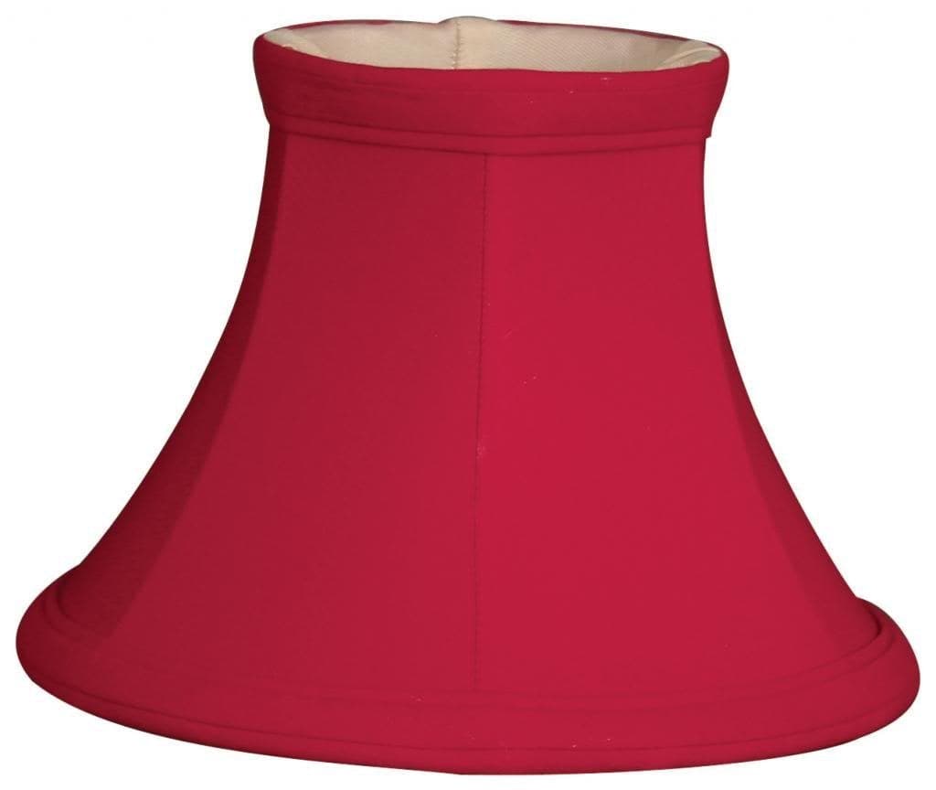 Royal Designs 5" Red Bell Chandelier Lamp Shade, 3 x 5 x 4.5 (DCS-201RED)