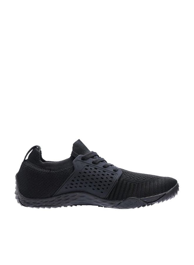 WHITIN Men's Trail Running Shoes Minimalist Barefoot 5 Five Fingers Wide Width Size 11 Toe Box Gym Workout Fitness Zero Drop Male Sneakers Athletic Black 44