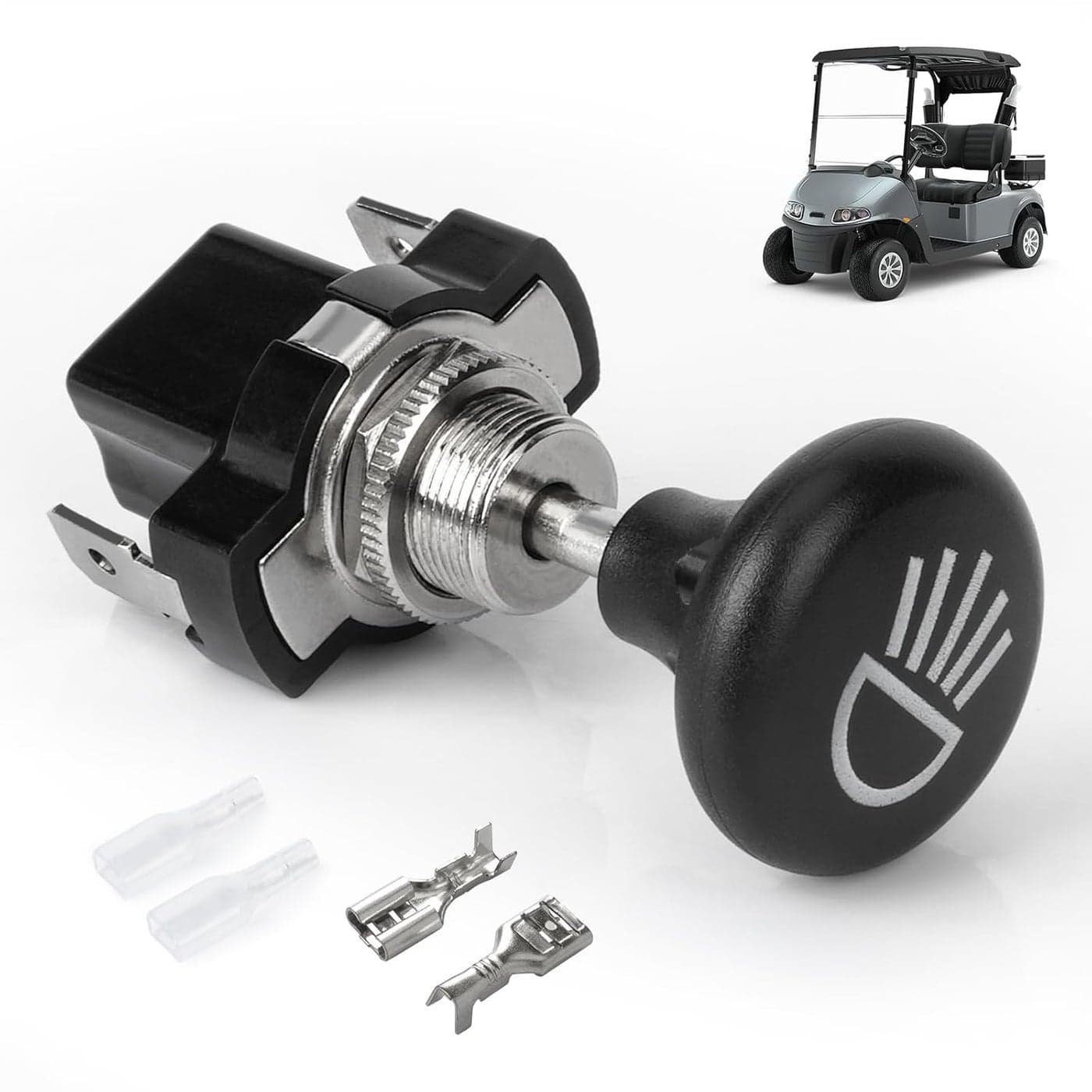 Panglong Golf Cart Push/Pull Headlight Switch Button