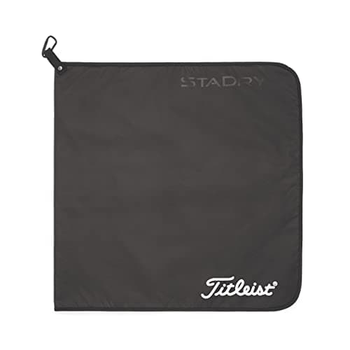 Titleist Black Towel, Black, 20x20