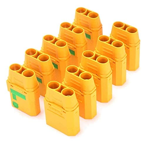 FLY RC 5 Pairs Amass XT90S XT90S XT90 Connector AntiSpark Male Female Motor Adapter for Battery ESC and Charger Lead for RC Car Truck