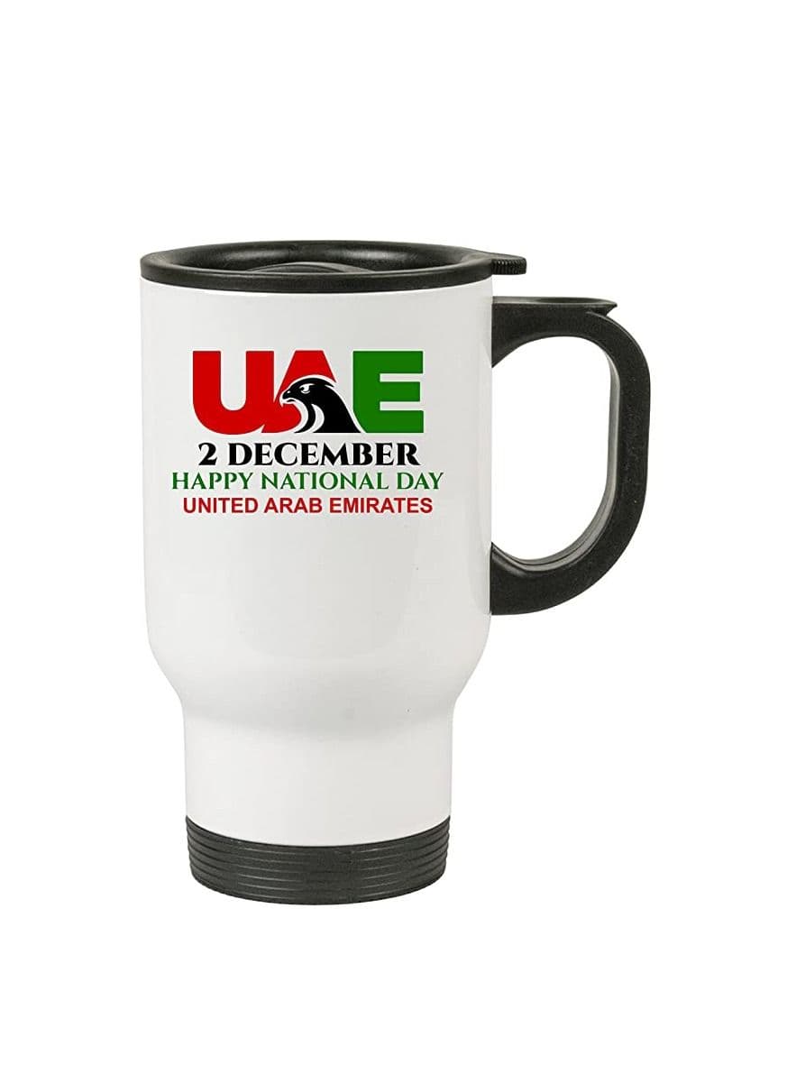 Travel Mug for UAE National Day and Flag day celebrations (Design 1)