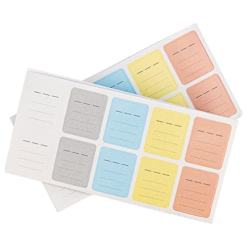(120-Count) Camera Memory Card Label Stickers for SD XQD CFexpress Type-B Card, 5 Colors Flash Drive Adhesive Label Stickers Removable and Markable Each Size 0.79 x 0.98