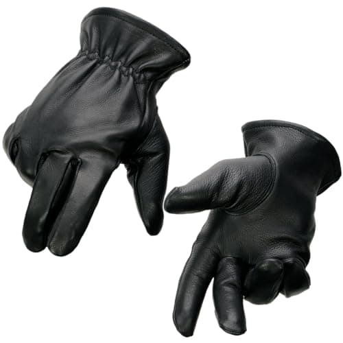 Milwaukee Leather Men's Deer Skin Winter Lined Gloves (Medium)