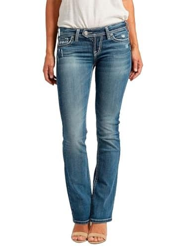 Silver Jeans Co. Tuesday Low Rise Slim Bootcut Jeans
