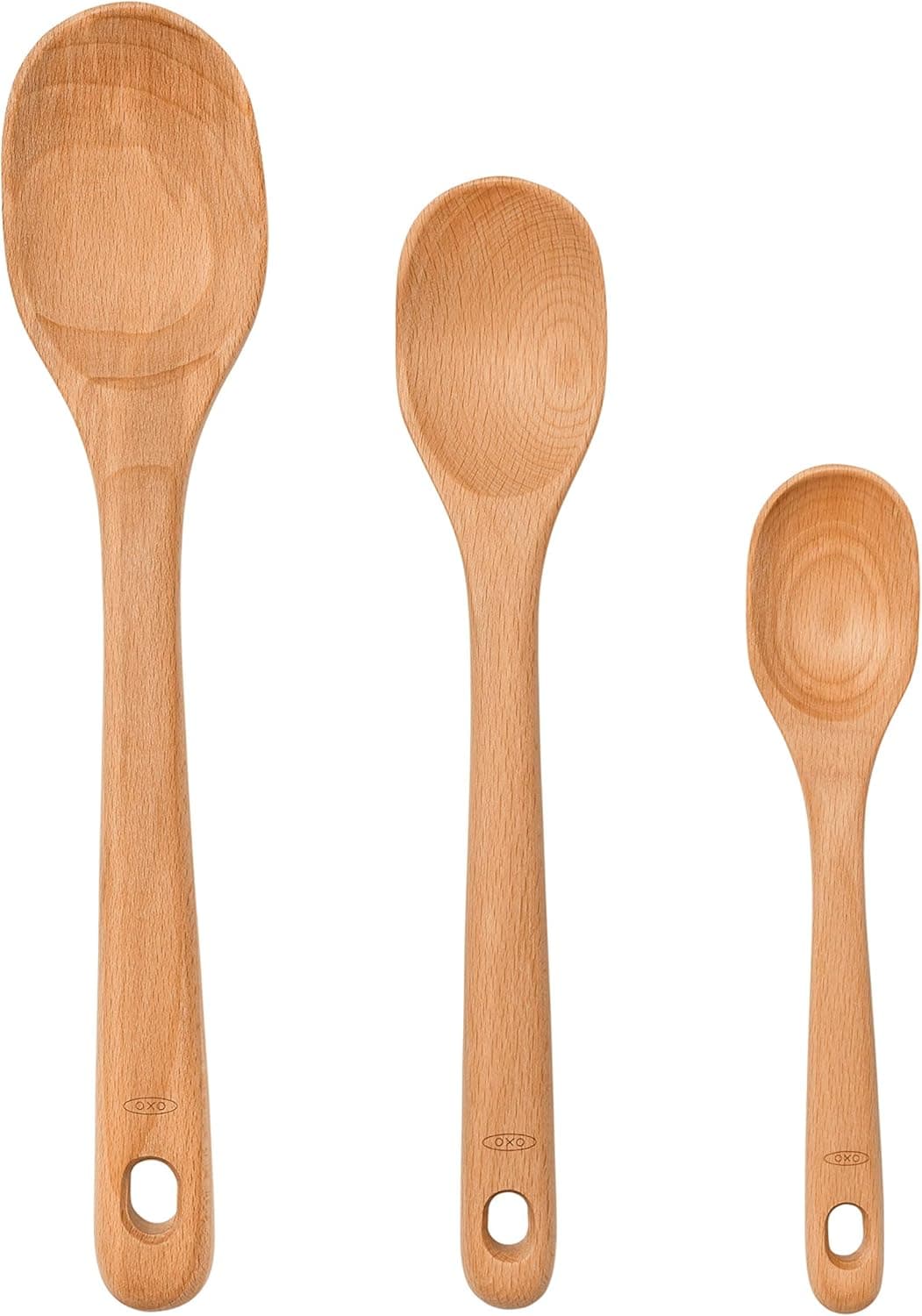 OXO Good Grips 3Piece Wooden Spoon SetBrown