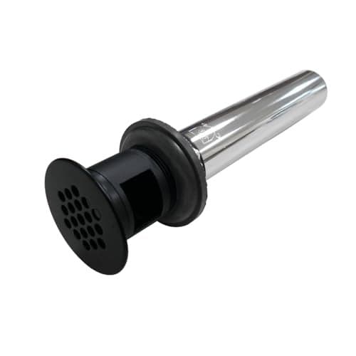Kingston Brass KB5000MB Trims Cape Grid Drain for Vessel Sink with Overflow, 7-13/16" Length, Matte Black