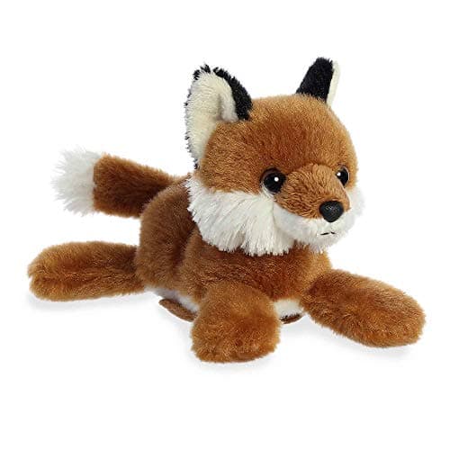 Aurora Adorable Shoulderkins Maple Fox Stuffed Animal Fun Buddy That Can Go Everywhere with You Perfect for Kids 3 Years and Costumes Brown 6 Inches