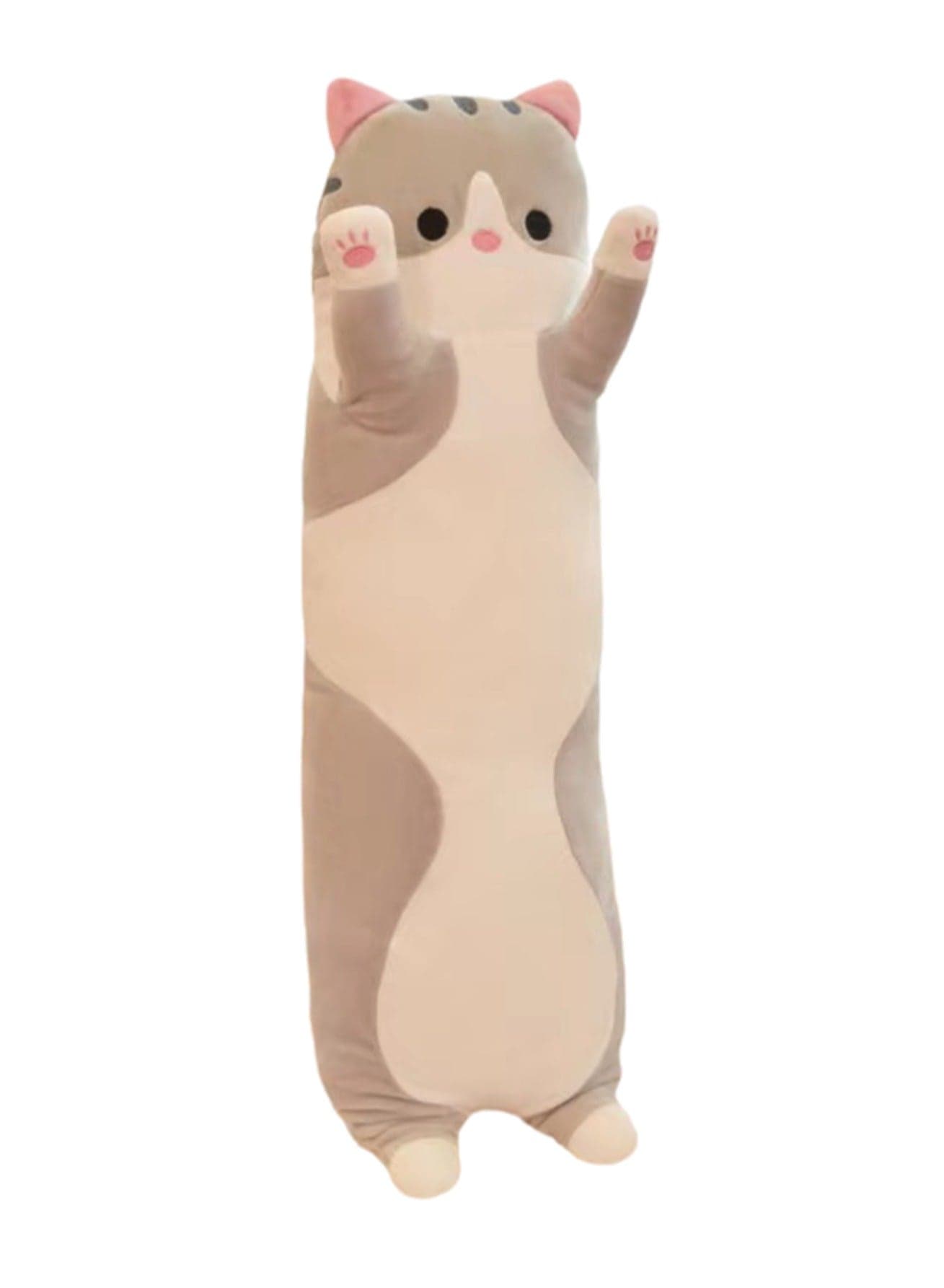 50 CM Cute Column Cat Plush Toy Soft Stuffed Animal Doll For Girls And Boys All Ages Gift