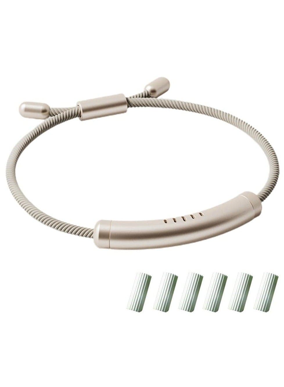 Mosquito Repellent Wristband Adjustable Essential Oil Anti Bracelet with 6 Replacement Sticks Magnetic for Indoor Outdoor Trip 100 percent Natural Plant