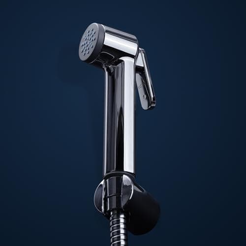 Hindware Italian Collection Health Faucet for Bathroom | Made of ABS | Comes with 1.2-Meter Stainless Steel Tube | Flora | 1-Year Manufacturer Warranty