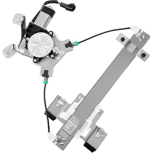 XIMAKA Rear Driver Side Power Window Regulator with Motor (2 Pins) Fit for 2007-2014 Cadillac Escalade Chevrolet Tahoe Gmc Yukon, 741-390